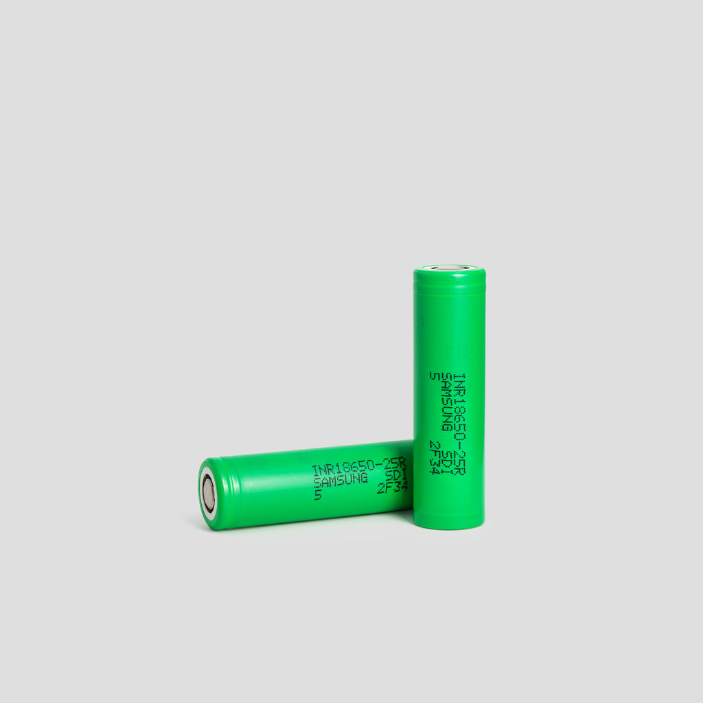 Samsung 25R 18650 2500mAh 20A Flat Top Battery