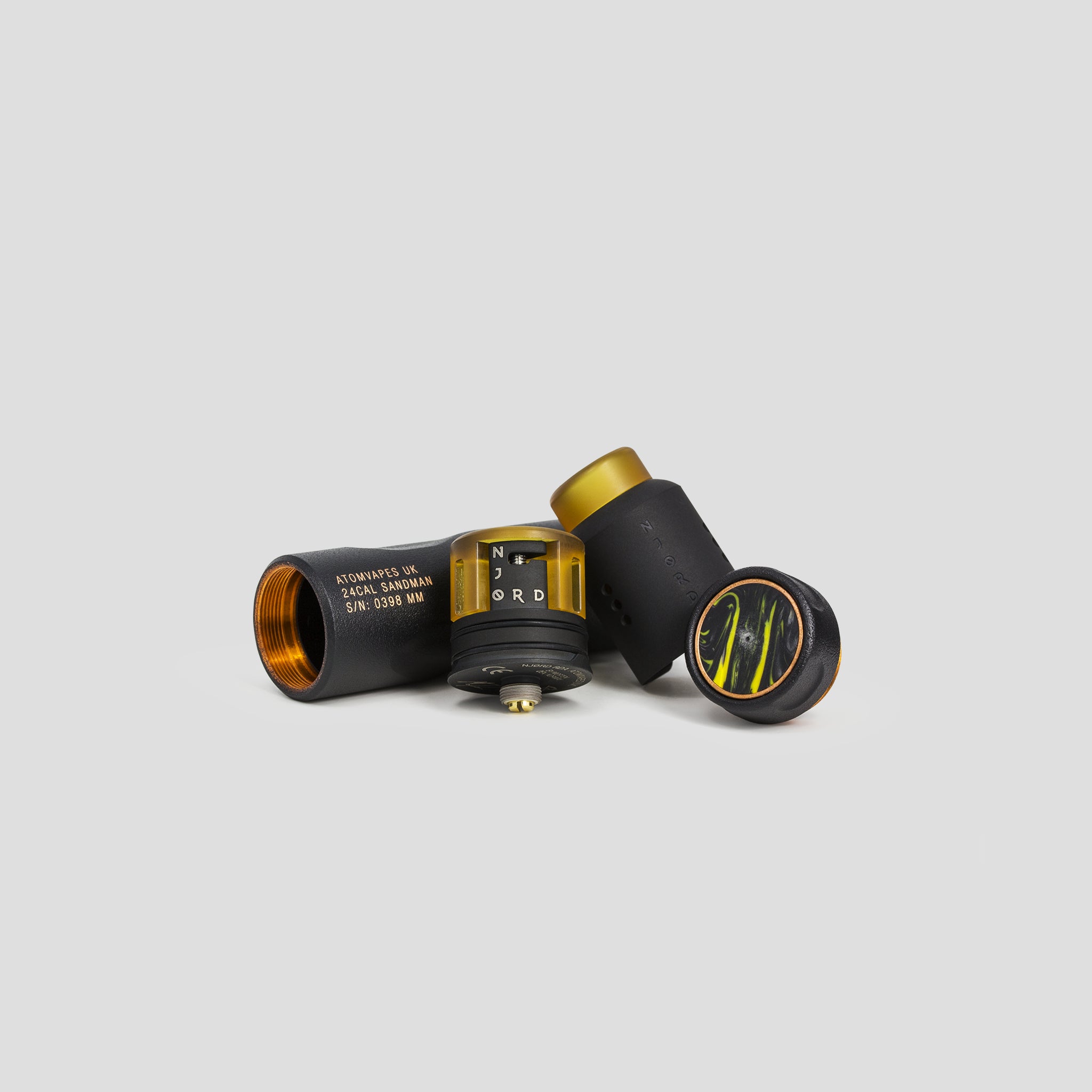 Atom Vapes x Morten Øen Sandman 24 Mechanical Mod + Njørd 24 RDA Kit